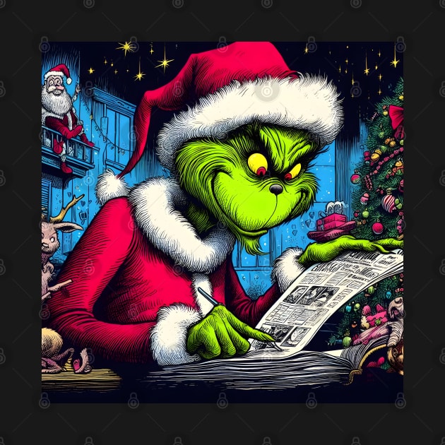 Whimsical Holidays: Grinch-Inspired Artwork and Festive Delights by insaneLEDP