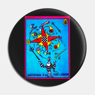 JUGGLING TIME CONCEPT Pin