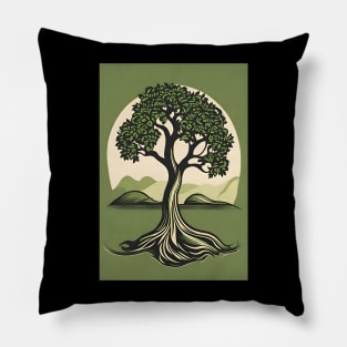 new growth tree Pillow