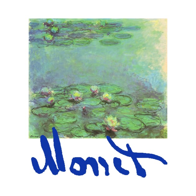 Waterlilies by Claude Monet by MasterpieceCafe