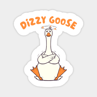 Chronic Illness Spoonie POTS EDS Silly Goose Dizzy Goose Magnet