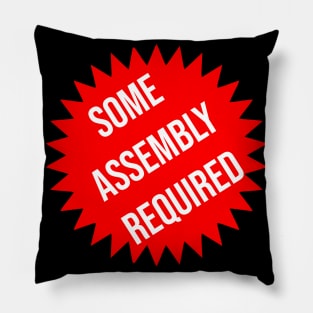 some assembly required 2 Pillow