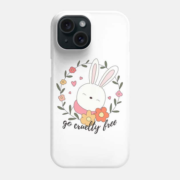 Easter - Go Cruelty free Phone Case by valentinahramov