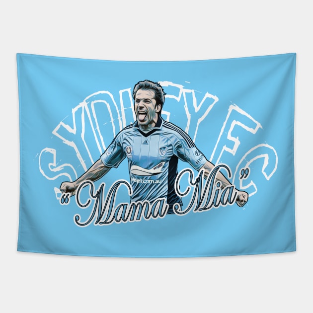 Sydney FC - Alessandro Del Piero - MAMA MIA! Tapestry by OG Ballers