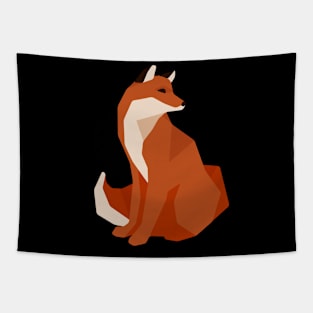 Polygon fox Tapestry