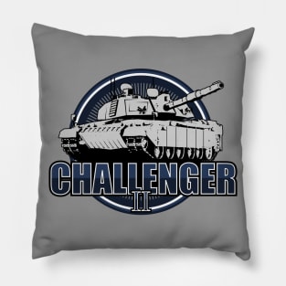 Challenger 2 Tank (Front & Back logo) Pillow