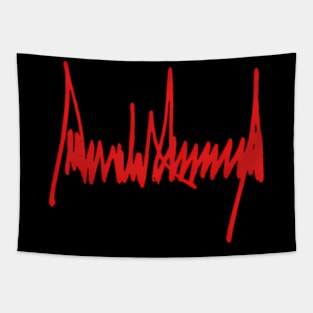 President Trump Signature Tapestry