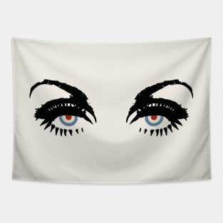 Mod Roundel Eyes Tapestry