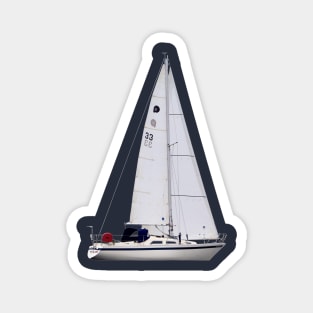 Player 31 Sailboat Magnet