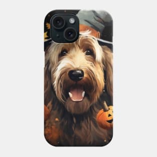 Halloween Otterhound in Hat Phone Case