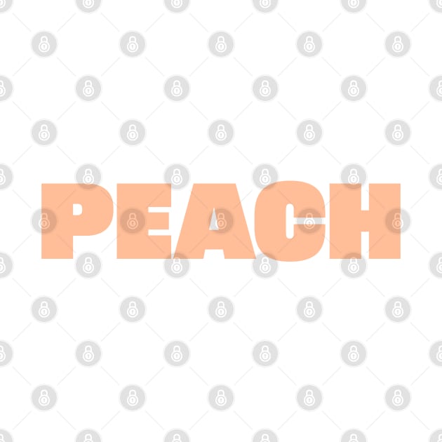 Peach Fuzz Pantone Color of the Year 2024 by ellenhenryart