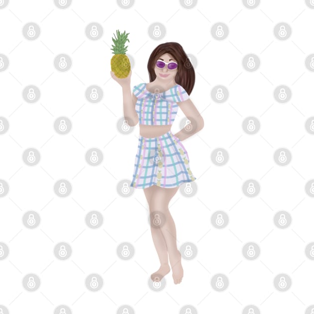 Pinapple Girl by Becky-Marie