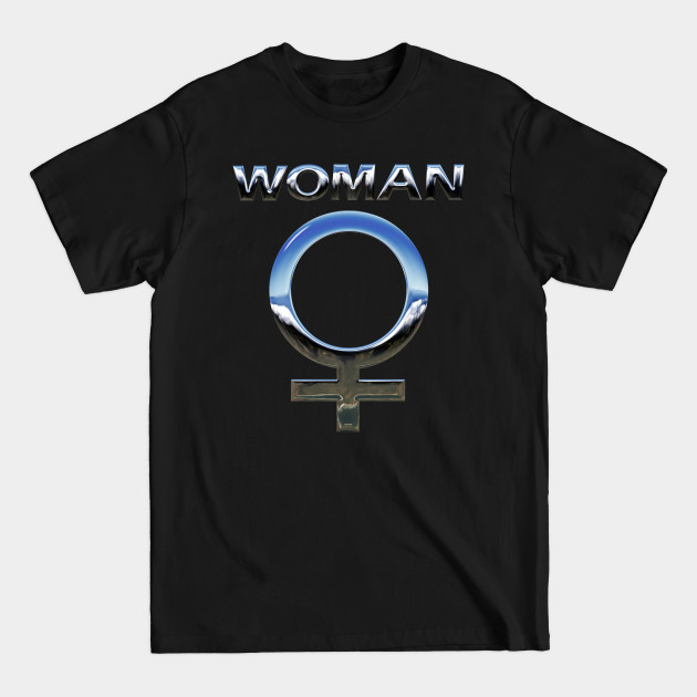 Discover Woman And Female Gender Symbol - Woman - T-Shirt