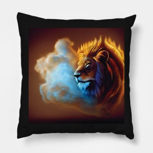 Lion in the Clouds Pillow