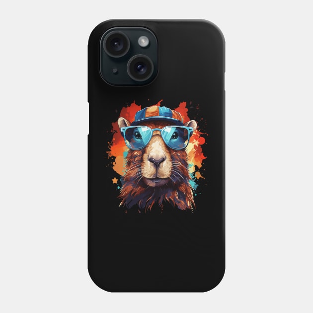 Patriotic Capybara Phone Case by JH Mart