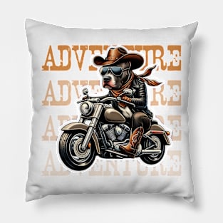 Pitbull Adventure Trip Pillow