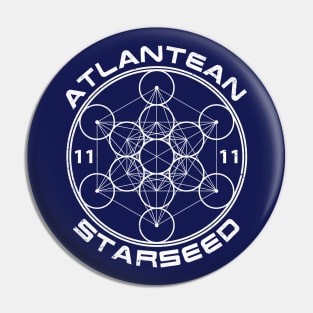 Atlantean Starseed Sacred Geometry Pin