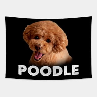 Sophisticated Swirls Poodle Style, Trendsetting Tail-Wagging T-shirt Tapestry