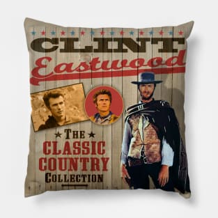 Clint Eastwood - The Ultimate Country Collection Pillow