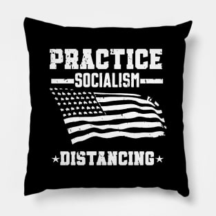 Practice Socialism Distancing Pillow