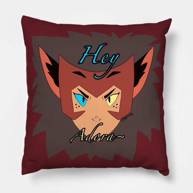 Hey Adora Pillow by LilArrow