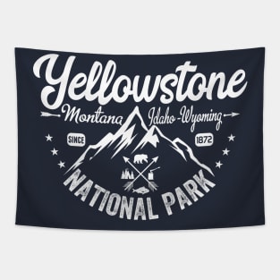 Yellowstone National Park - Since 1872 -- Montana - Idaho - Wyoming Tapestry