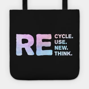 Recycle Reuse Renew Rethink For Earth Day Recycling 2023 Tote