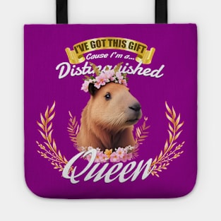 The Distinguished Capybara Queen Tote