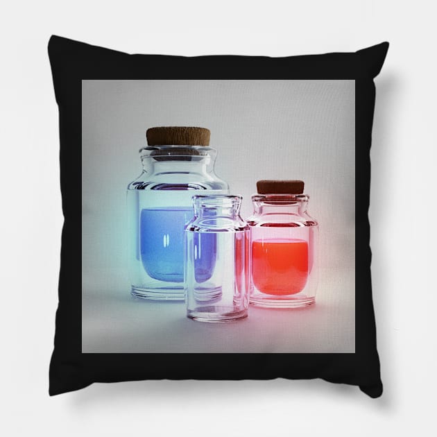 Health and Mana Pillow by Phreephur