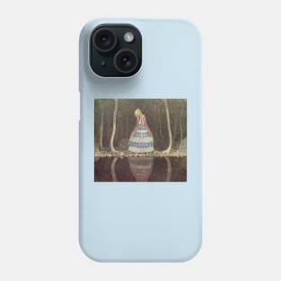 Inge by the Dark Lake Side - John Bauer Phone Case