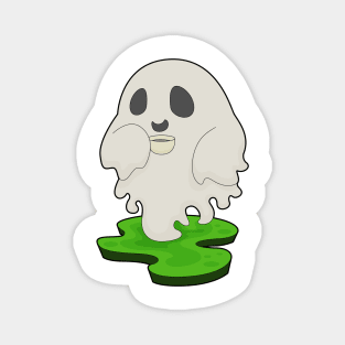 Ghost Halloween Coffee Magnet