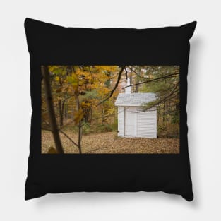 Hut in the trees Pillow