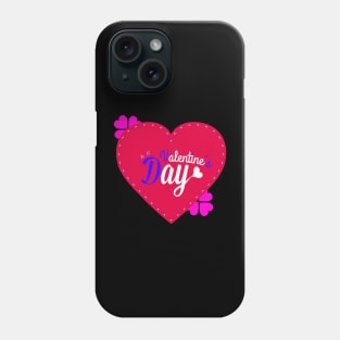 happy valentines day for a couple Phone Case