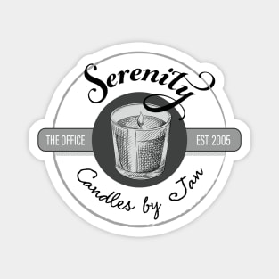 Serenity Candles by Jan • The Office T-Shirt Magnet