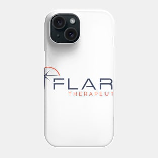 FlareTX Logo on Light Background (Navy Orange) Phone Case