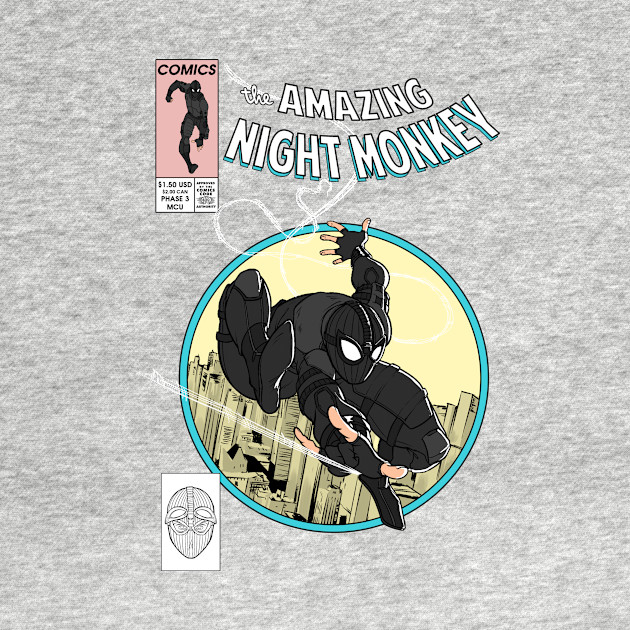 Amazing Night Monkey - Spider Man - T-Shirt