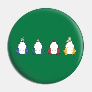 Full Toad Party Pin