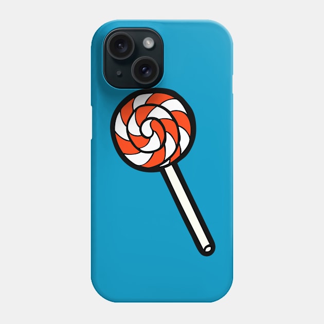 Red and white lollipop Phone Case by evannave