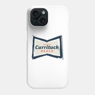 Currituck Beach, NC Summertime Vacationing Bowtie Sign Phone Case