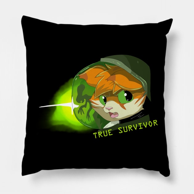 Alien Isolation Amber Pillow by Shapeshifter Merch