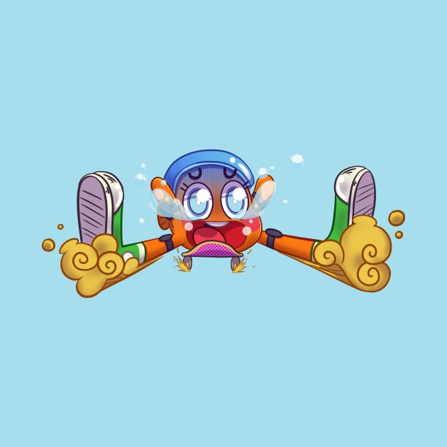 The Amazing World of Gumball - Darwin Skateboarding by SheaPhillips