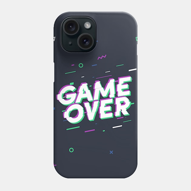 GAME OVER Phone Case by silicondigital