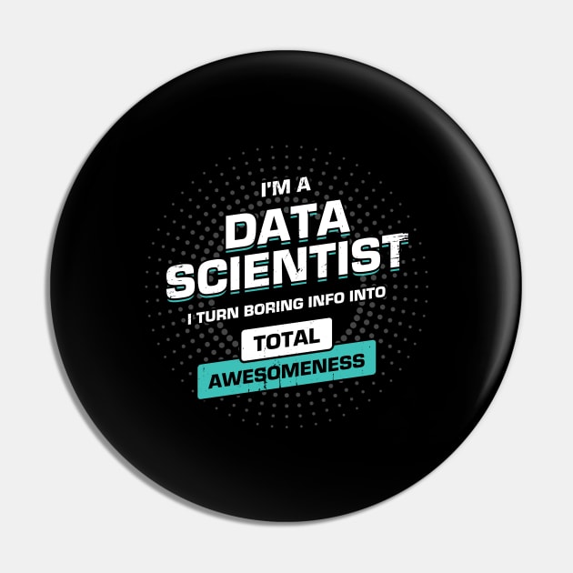 Data Science Scientist Gift Pin by Dolde08