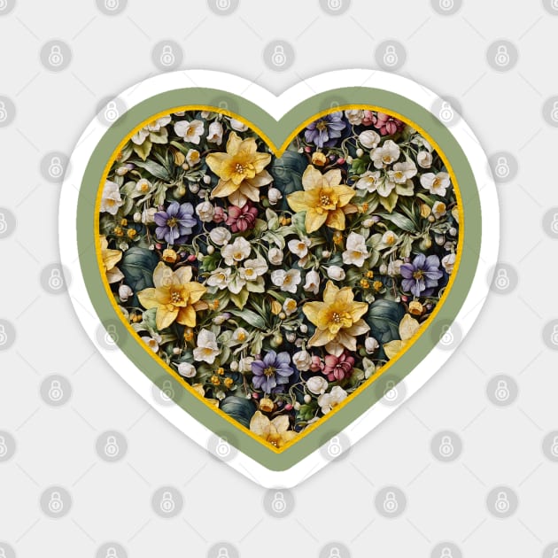 Daffodil Love Magnet by Nina May Design Studio