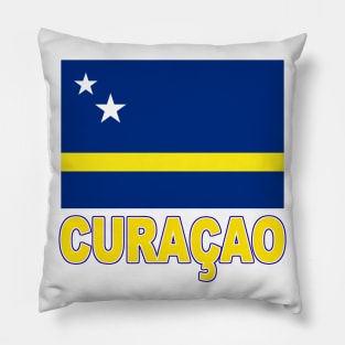 The Pride of Curacao - Island Flag Design Pillow