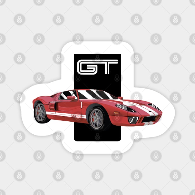 Ford GT 05´ Magnet by Green Dreads