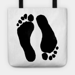 Barefoot Barefeet to save the planet Tote
