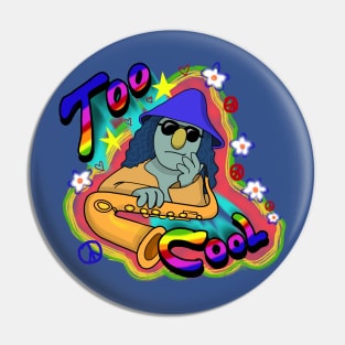 Too cool Zoot muppet Pin