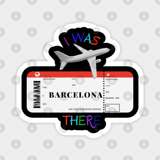 Souvenir from Barcelona. Take a piece of Barcelona with You. Magnet by MariooshArt