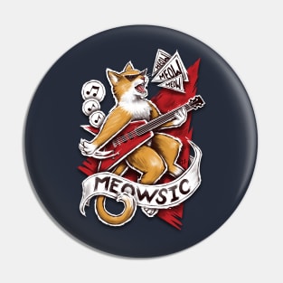 Meowsic Pin